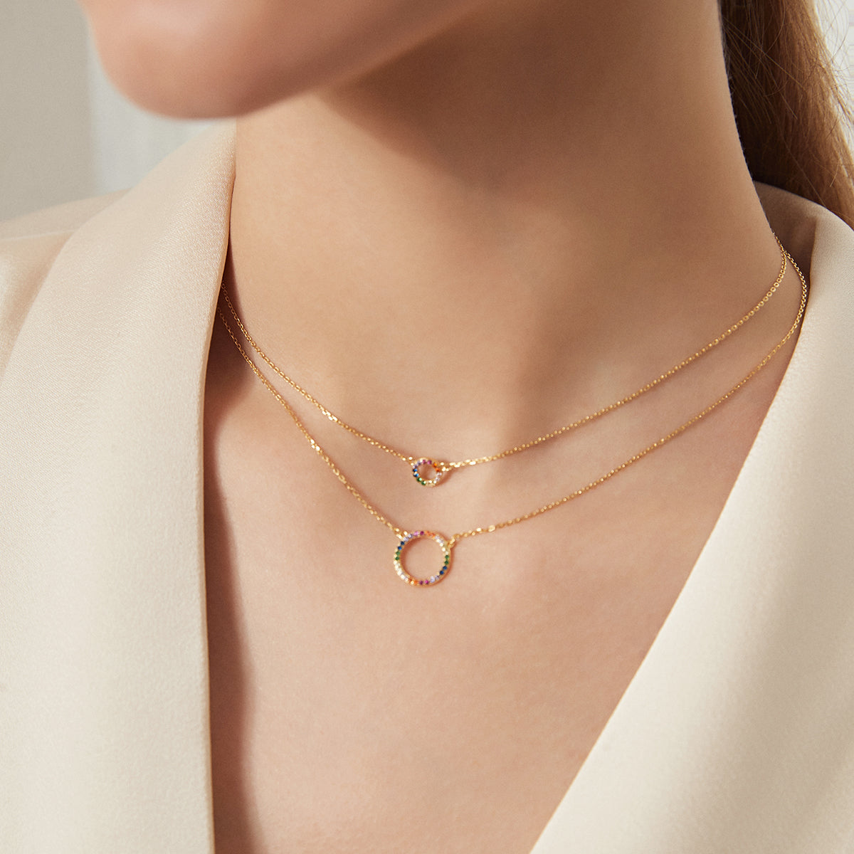 Kaja Double Choker Chain